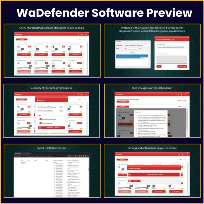 WaDefender Your Ultimate WhatsApp Account Strongness Checker for Bulk Sending 1